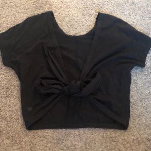 NWOT Lululemon tie-back short sleeve